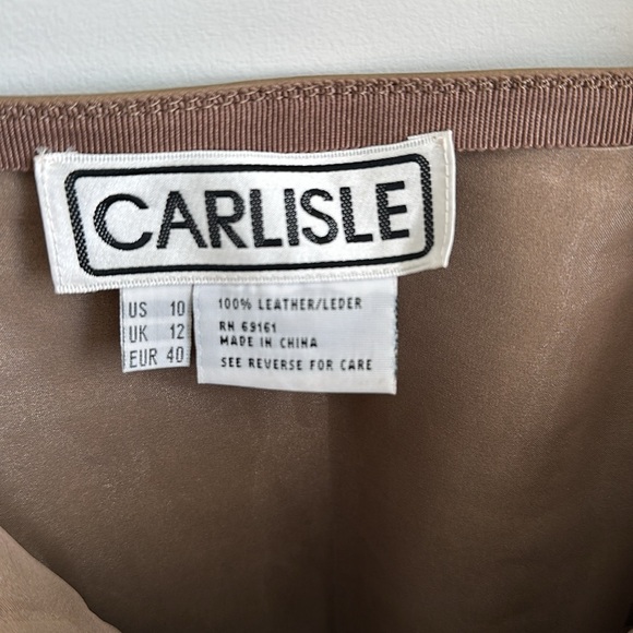 VTG leather perforated and beaded skirt! Western look. Soft leather. Size 8/10 - Picture 5 of 7